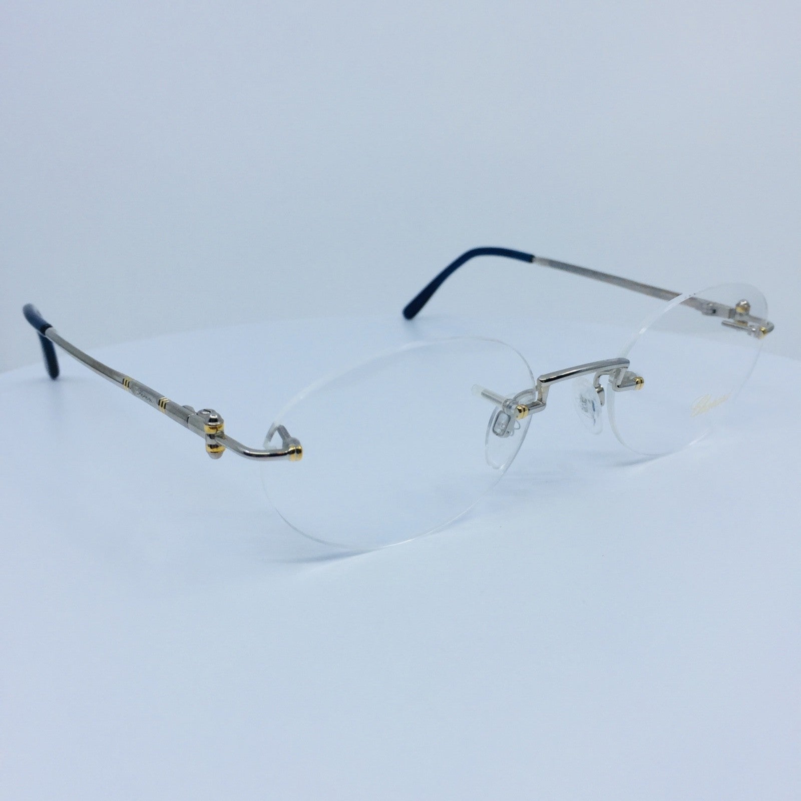 Vintage Chopard CHOPARD M. C 040 Silver Eyeglasses - Super Vision Optical