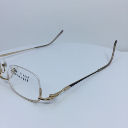 Vintage Jean Paul Gaultier JPG 57-0030 Gold Eyeglasses - Super Vision Optical