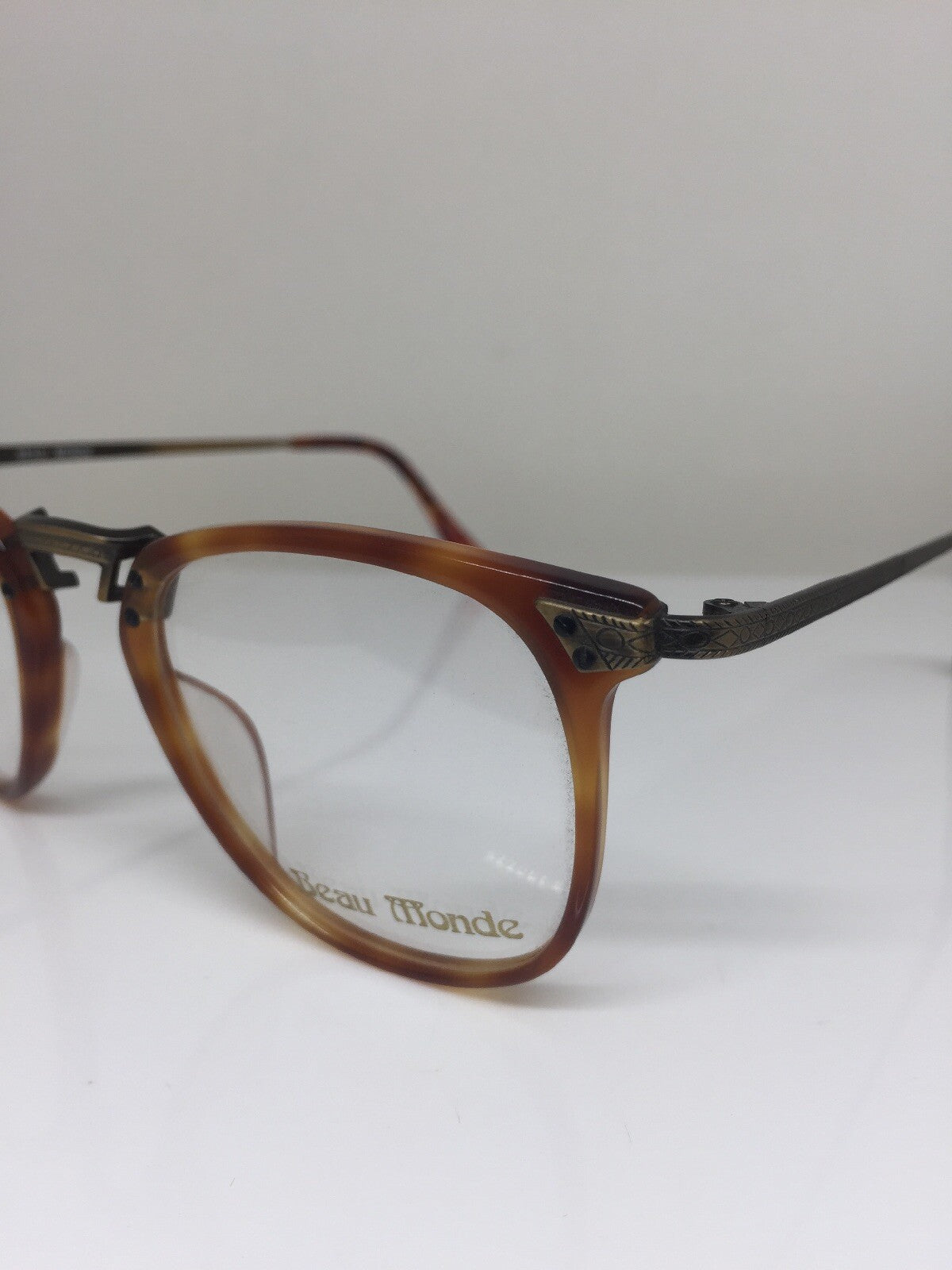 Vintage Beau Monde Collection Berry Tortoise Eyeglasses - Super Vision Optical