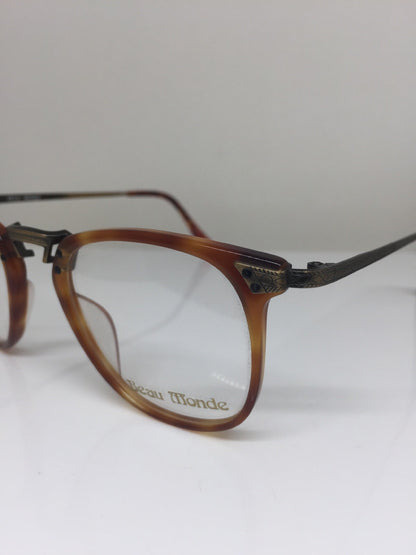 Vintage Beau Monde Collection Berry Tortoise Eyeglasses - Super Vision Optical