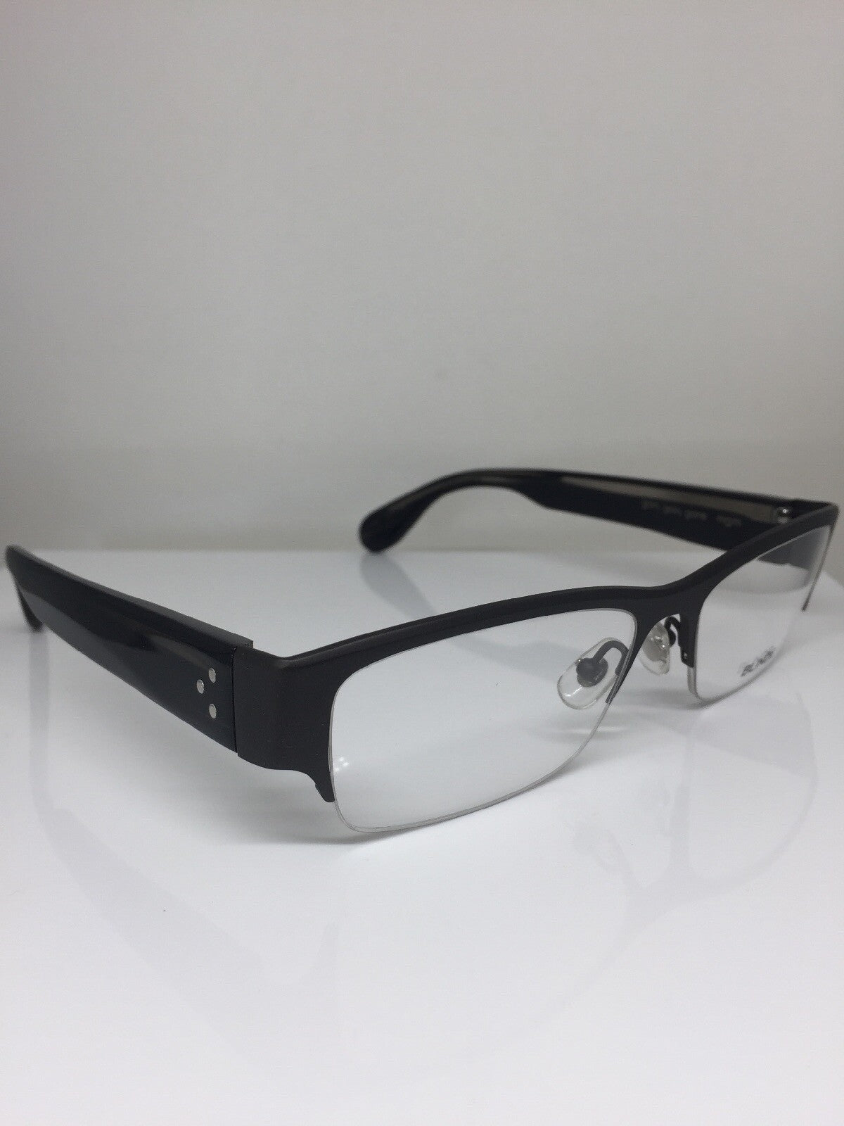 Vintage Blinde By Richard Walker Goin, Goin, Gone Gunmetal Eyeglasses - Super Vision Optical