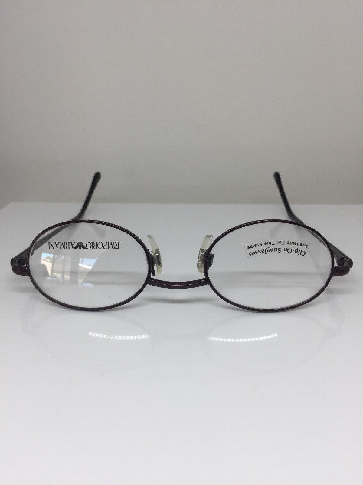 Vintage Emporio Armani EA 077 Red Eyeglasses - Super Vision Optical