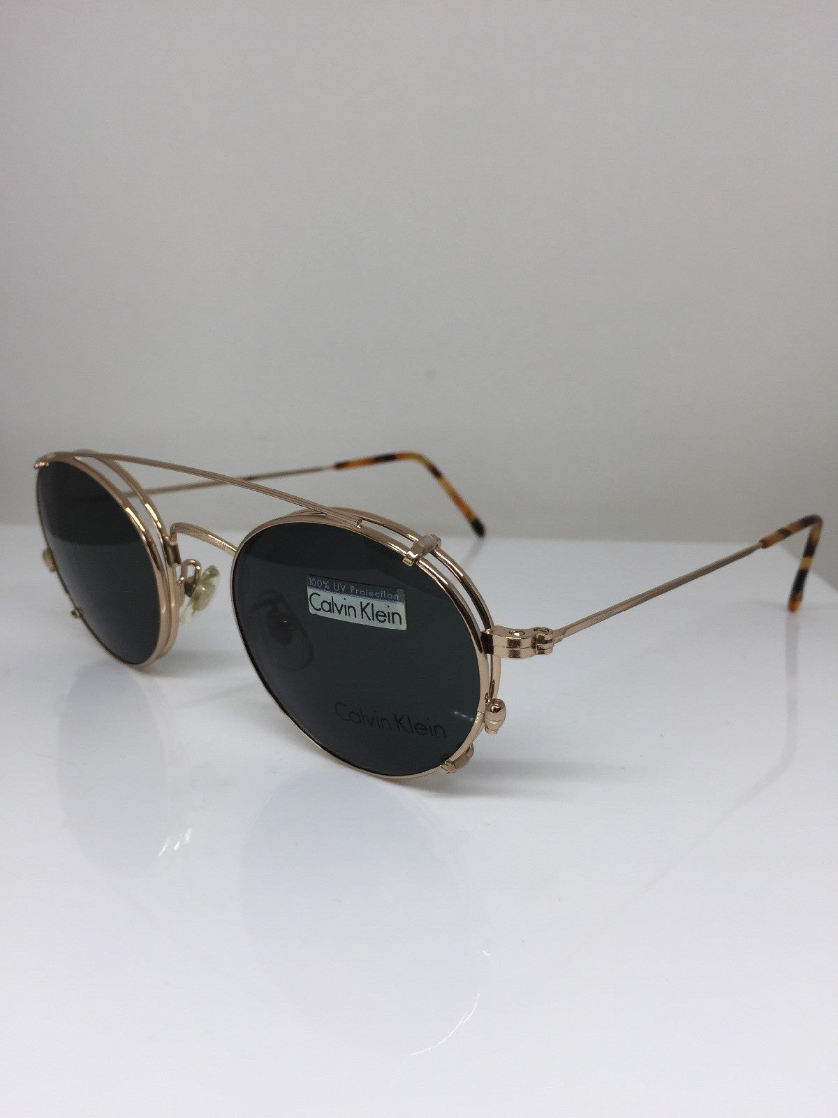 Vintage Calvin Klein CK 225 Gold Sunglasses - Super Vision Optical