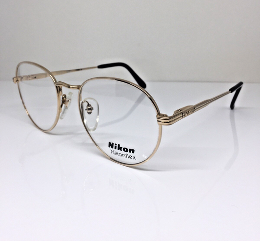 Vintage Nikon NK 4526 Gold Eyeglasses - Super Vision Optical