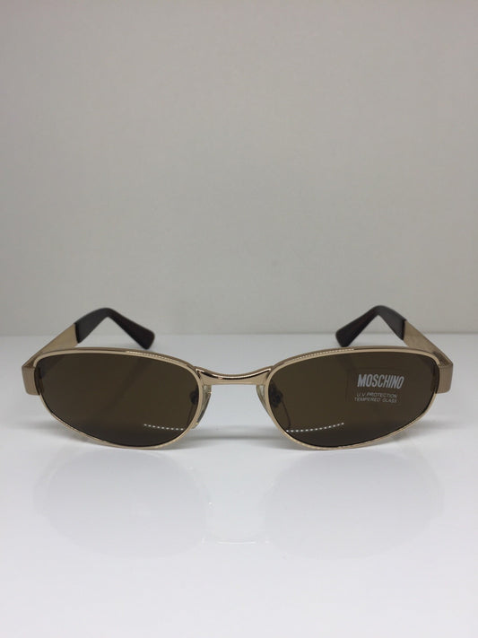 Vintage Persol Moschino M. 3063-S Gold Sunglasses - Super Vision Optical