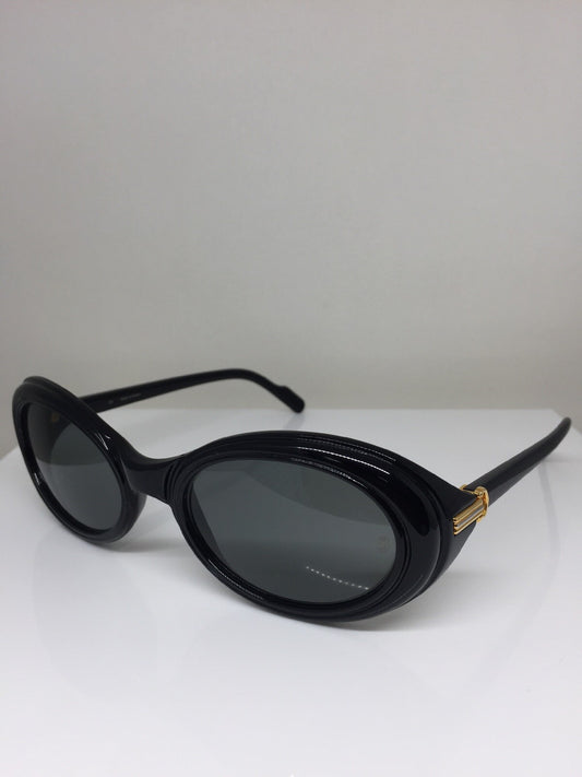 Vintage Cartier T8200078 Black Sunglasses - Super Vision Optical