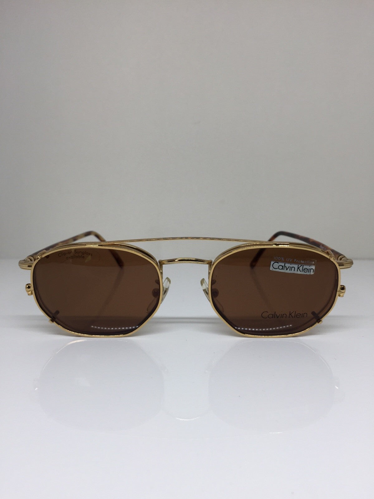 Vintage Calvin Klein CK 232 Gold Sunglasses - Super Vision Optical