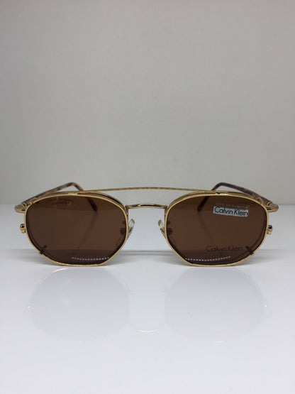 Vintage Calvin Klein CK 232 Gold Sunglasses - Super Vision Optical