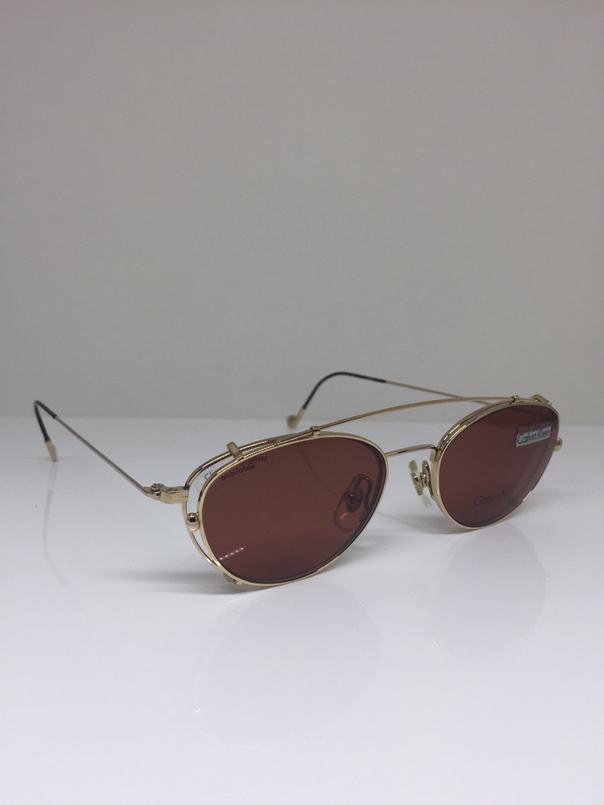 Vintage Calvin Klein CK 323 Gold Sunglasses - Super Vision Optical
