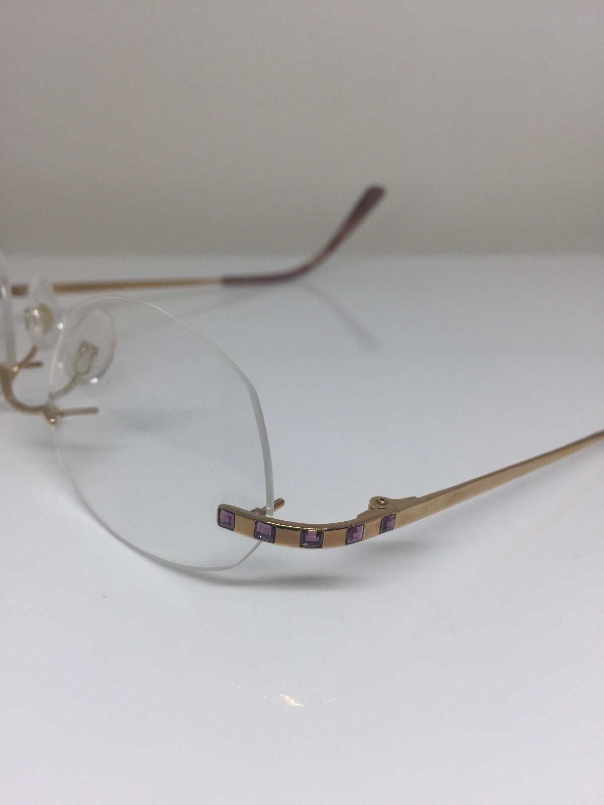 Vintage Daniel Swarovski S 036 Gold Eyeglasses - Super Vision Optical