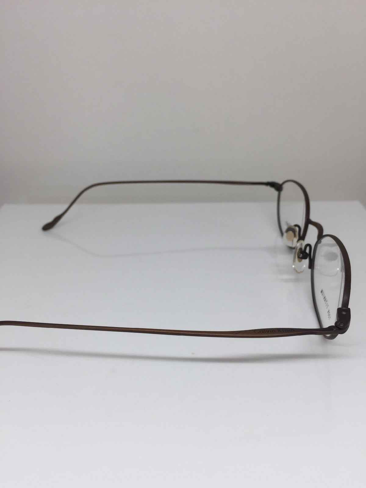 Vintage Calvin Klein CK 510 Brown Eyeglasses - Super Vision Optical