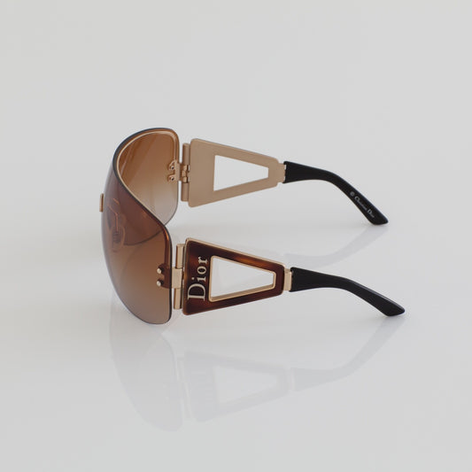 Vintage Dior CD Dior Escrime 1 Tortoise Sunglasses - Super Vision Optical