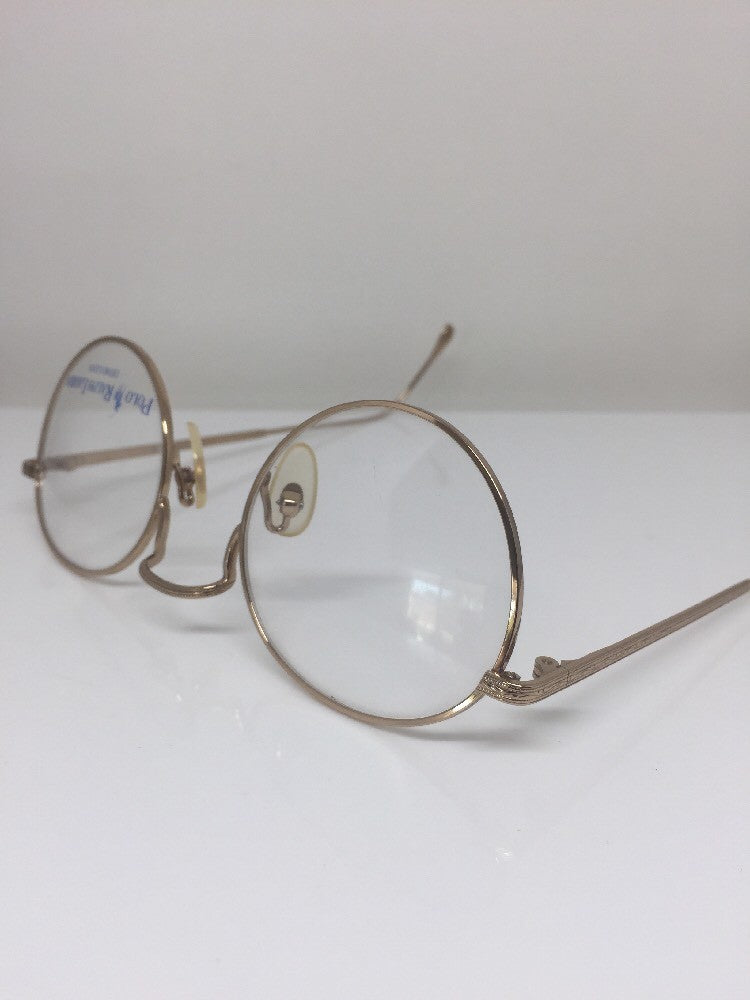Vintage Ralph Lauren Polo Classic IX By Ralph Lauren Gold Sunglasses - Super Vision Optical