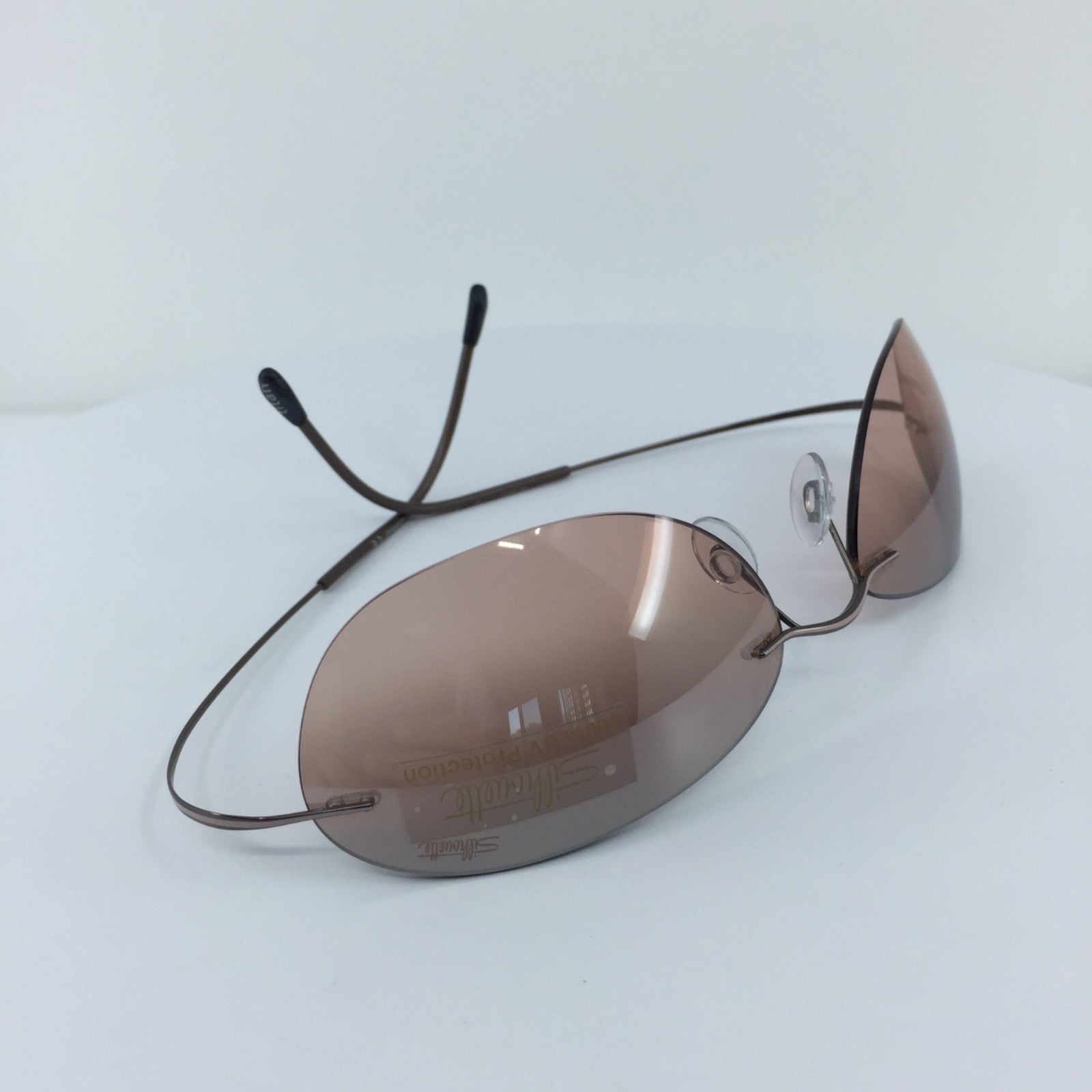 Vintage Silhouette TMA 8067 Brown Sunglasses - Super Vision Optical