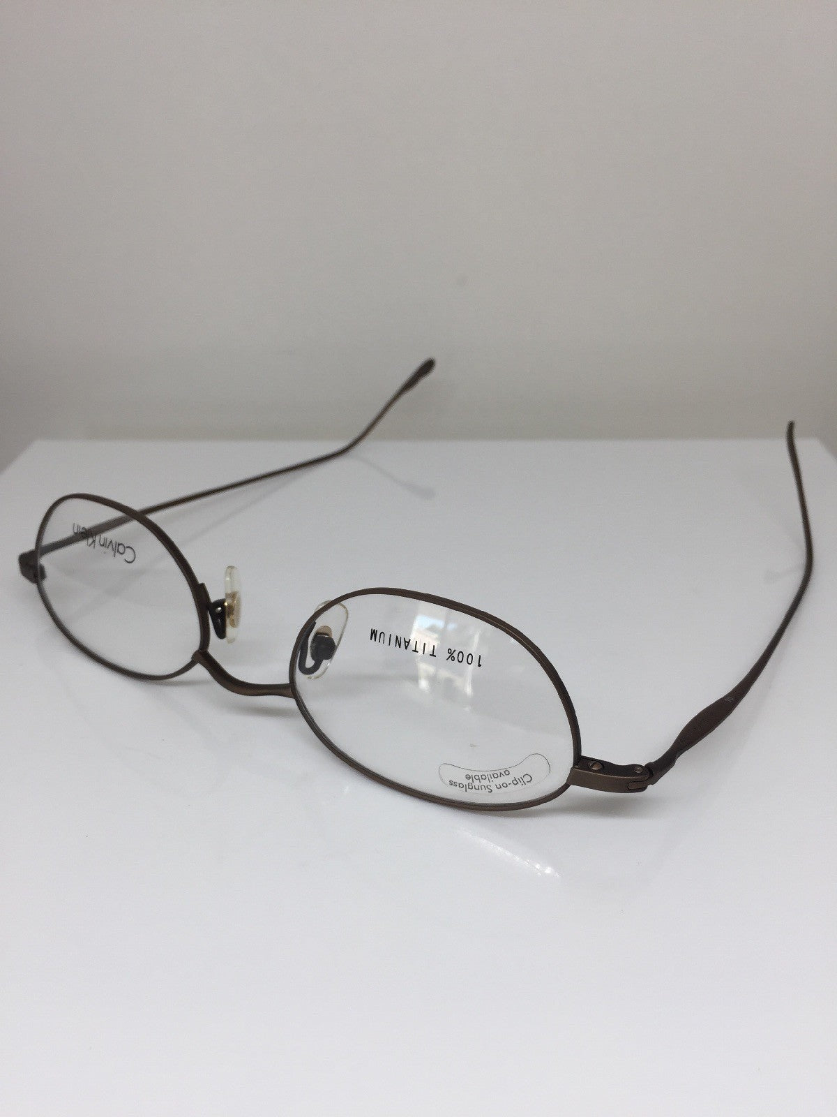 Vintage Calvin Klein CK 510 Brown Eyeglasses - Super Vision Optical