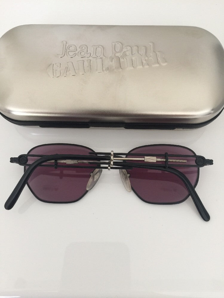 Vintage Jean Paul Gaultier JPG 55-4174 Silver Sunglasses - Super Vision Optical
