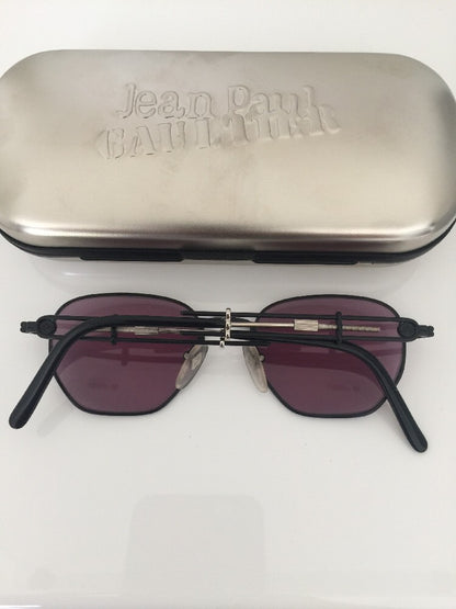 Vintage Jean Paul Gaultier JPG 55-4174 Silver Sunglasses - Super Vision Optical