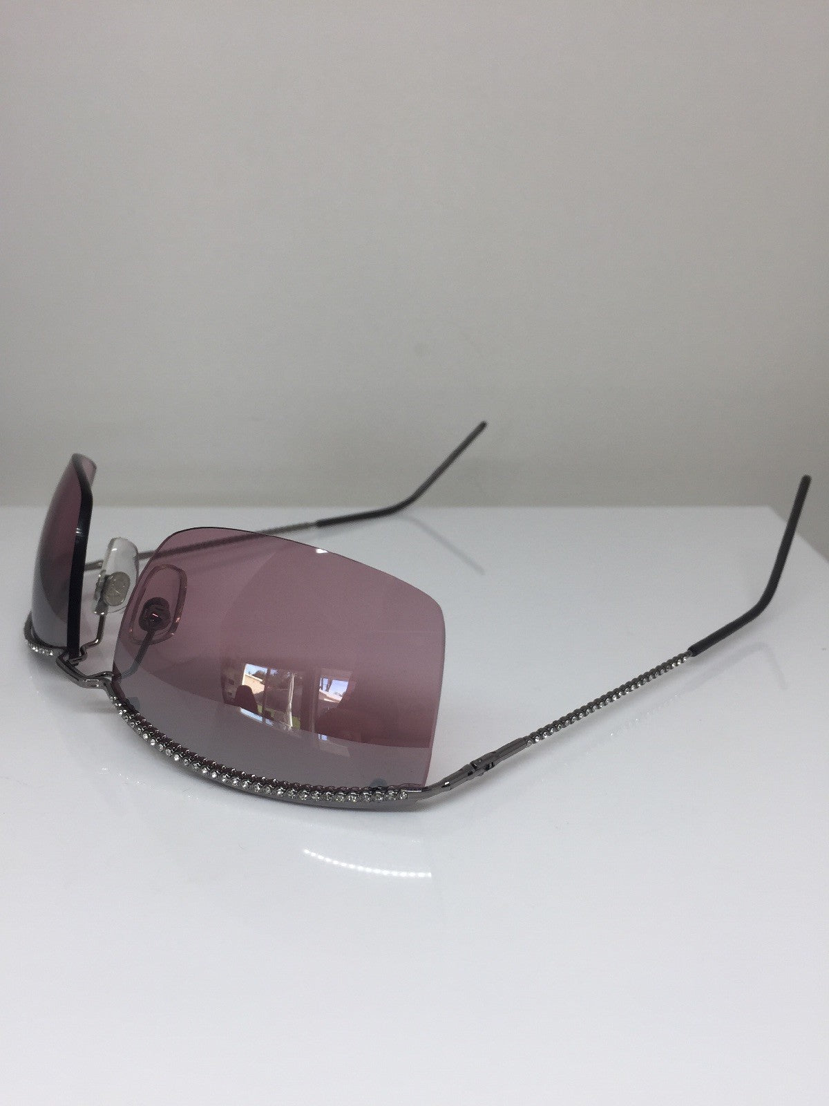 Vintage Giorgio Armani GA 1537-B Gunmetal Sunglasses - Super Vision Optical