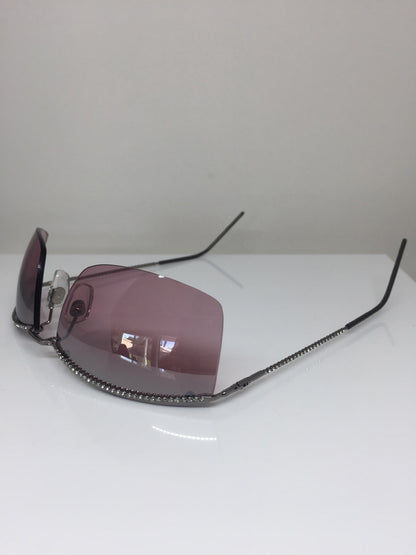 Vintage Giorgio Armani GA 1537-B Gunmetal Sunglasses - Super Vision Optical