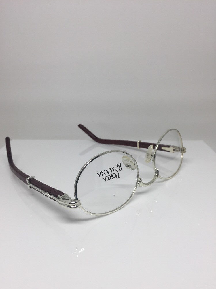 Vintage Porta Romana PORTA Romana 41 Silver Eyeglasses - Super Vision Optical
