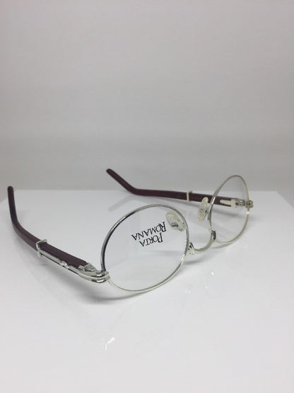 Vintage Porta Romana PORTA Romana 41 Silver Eyeglasses - Super Vision Optical