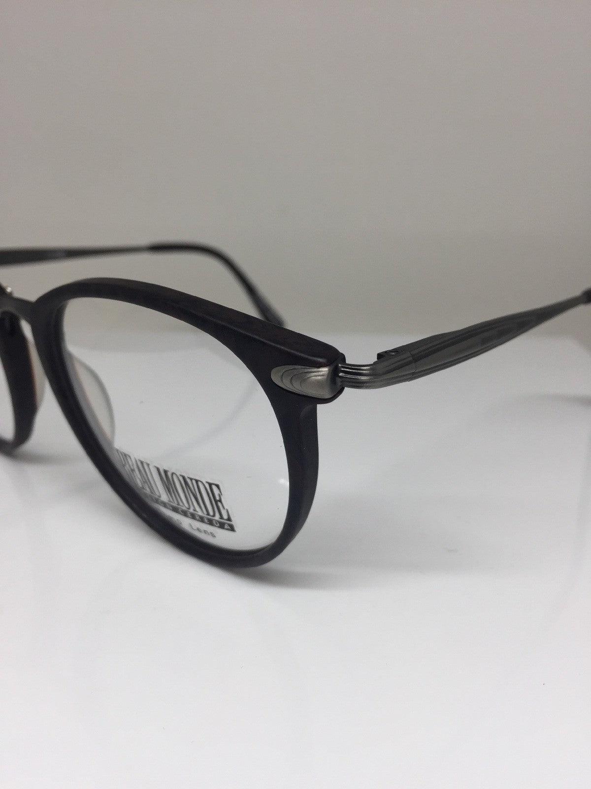 Vintage Beau Monde Collection Ramsey Gunmetal Eyeglasses - Super Vision Optical