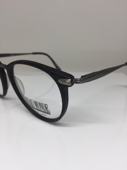 Vintage Beau Monde Collection Ramsey Gunmetal Eyeglasses - Super Vision Optical