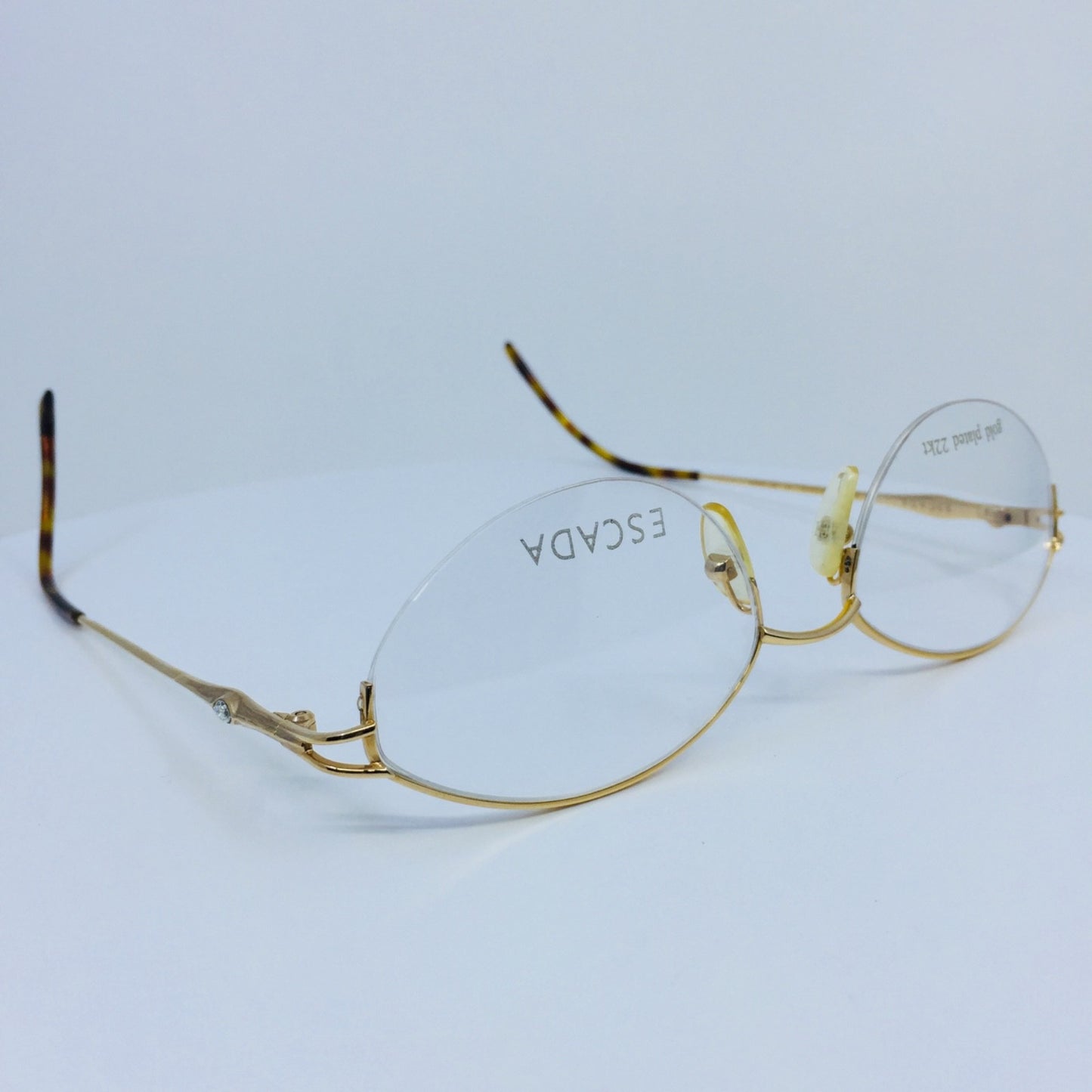 Vintage ESCADA E 0164 Gold Eyeglasses - Super Vision Optical