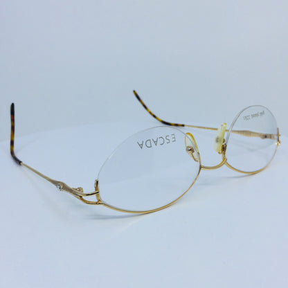 Vintage ESCADA E 0164 Gold Eyeglasses - Super Vision Optical