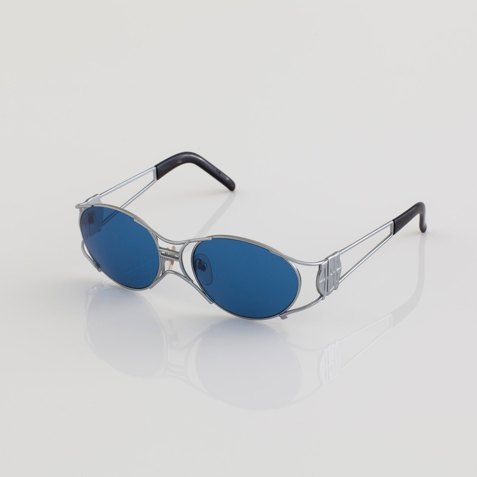 Vintage Jean Paul Gaultier JPG 58-6101 Silver Sunglasses - Super Vision Optical