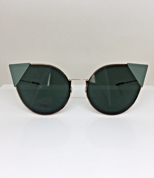 Vintage Fendi FF 0190/S Gold Sunglasses - Super Vision Optical
