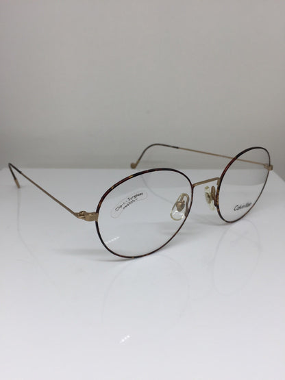 Vintage Calvin Klein CK 114 Gold Sunglasses - Super Vision Optical