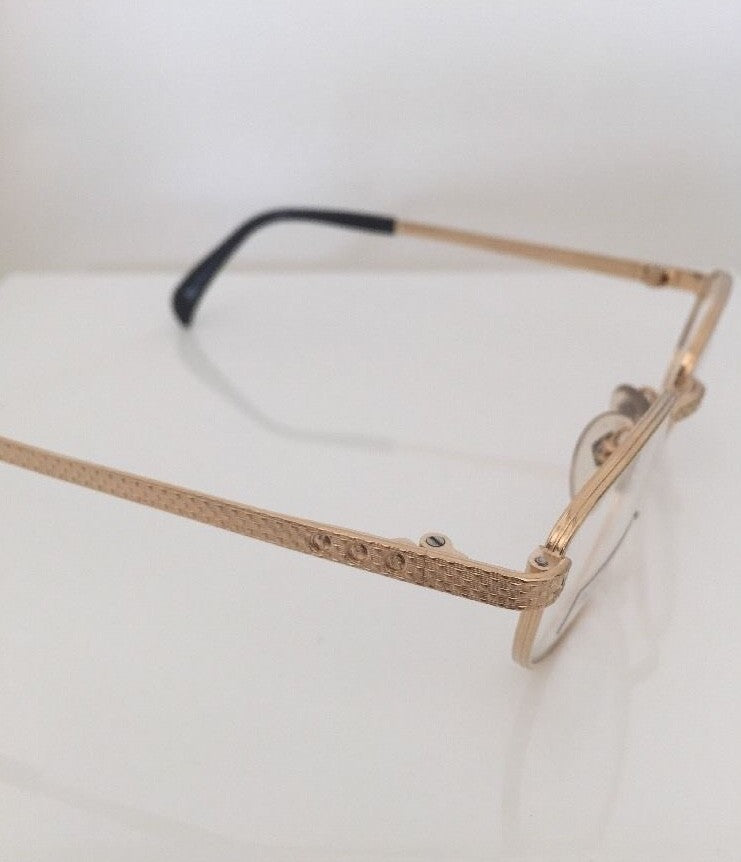 Vintage Jean Paul Gaultier JPG 55-8174 Gold Eyeglasses - Super Vision Optical