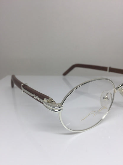 Vintage Kashab by Seagull Kashab by Seagull 46 Silver Eyeglasses - Super Vision Optical