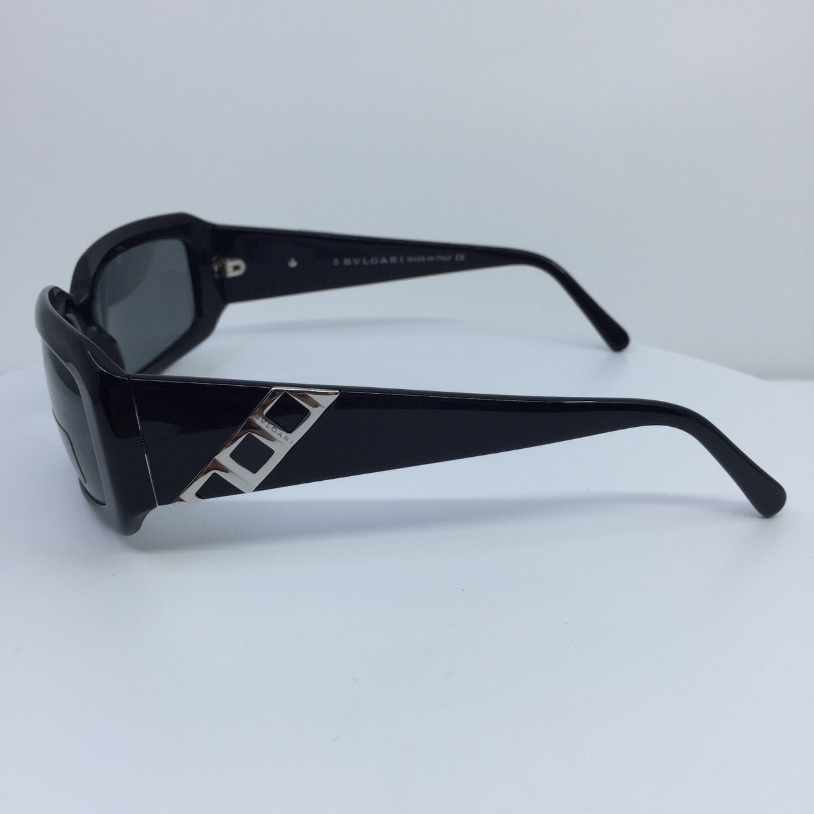 Vintage Bvlgari BVL 845 Black Sunglasses - Super Vision Optical