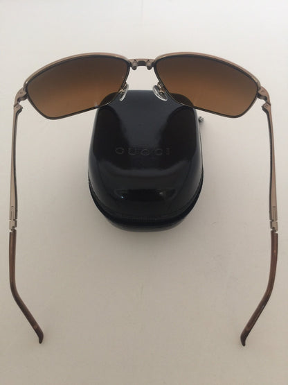 Vintage Gucci GG 1689/S Gold Sunglasses - Super Vision Optical