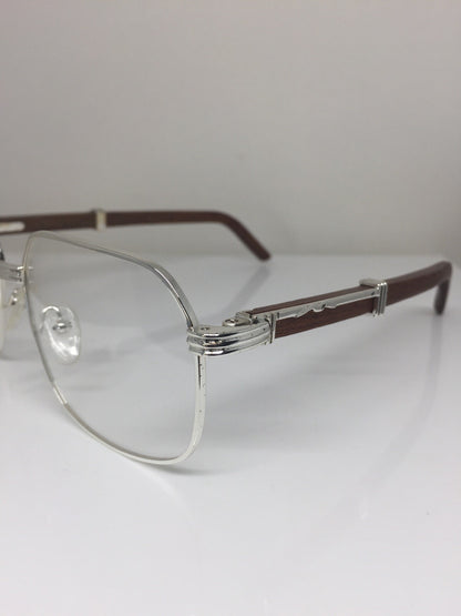 Vintage Kashab by Seagull Kashab 04 Silver Eyeglasses - Super Vision Optical