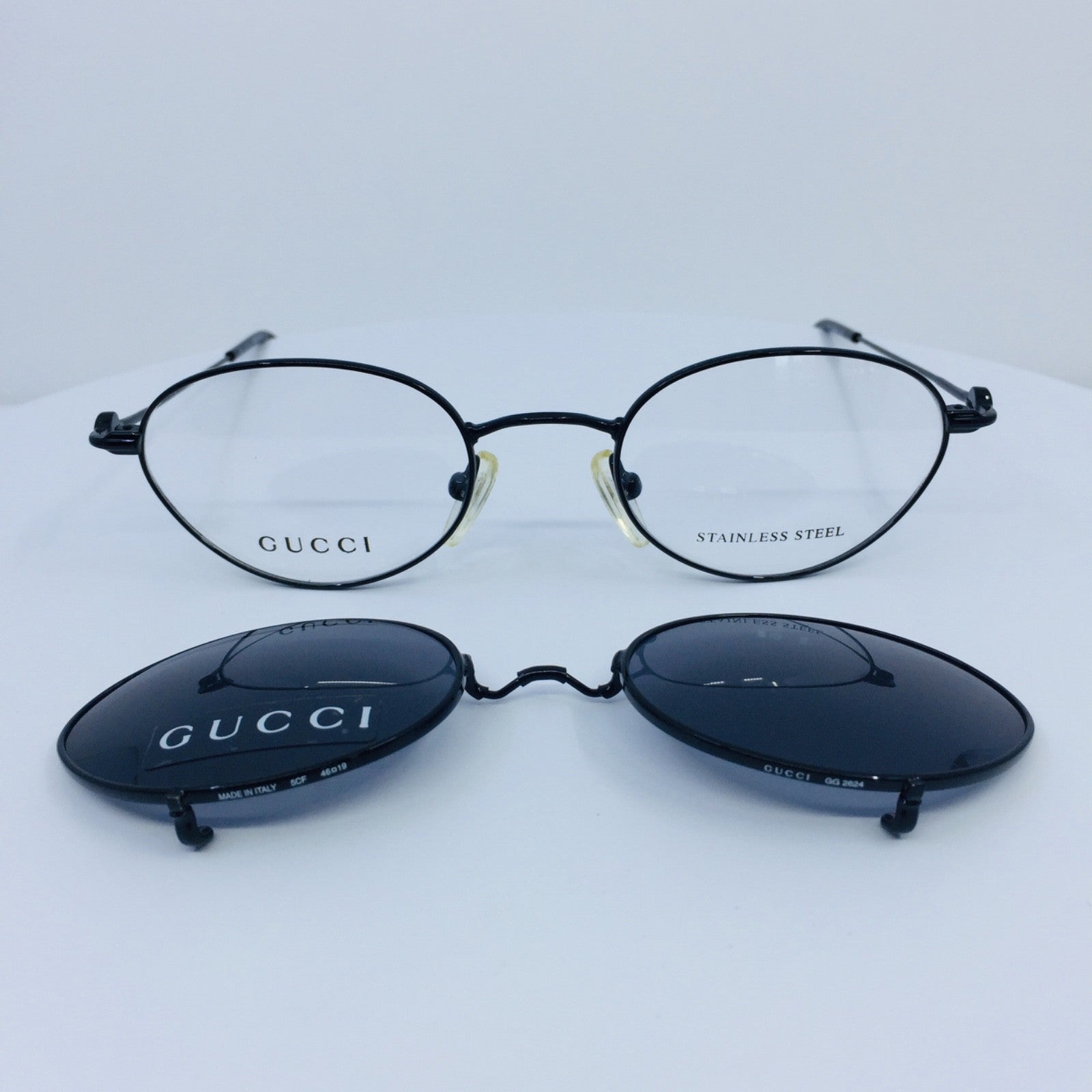 Vintage Gucci GG 2624 Black Eyeglasses - Super Vision Optical