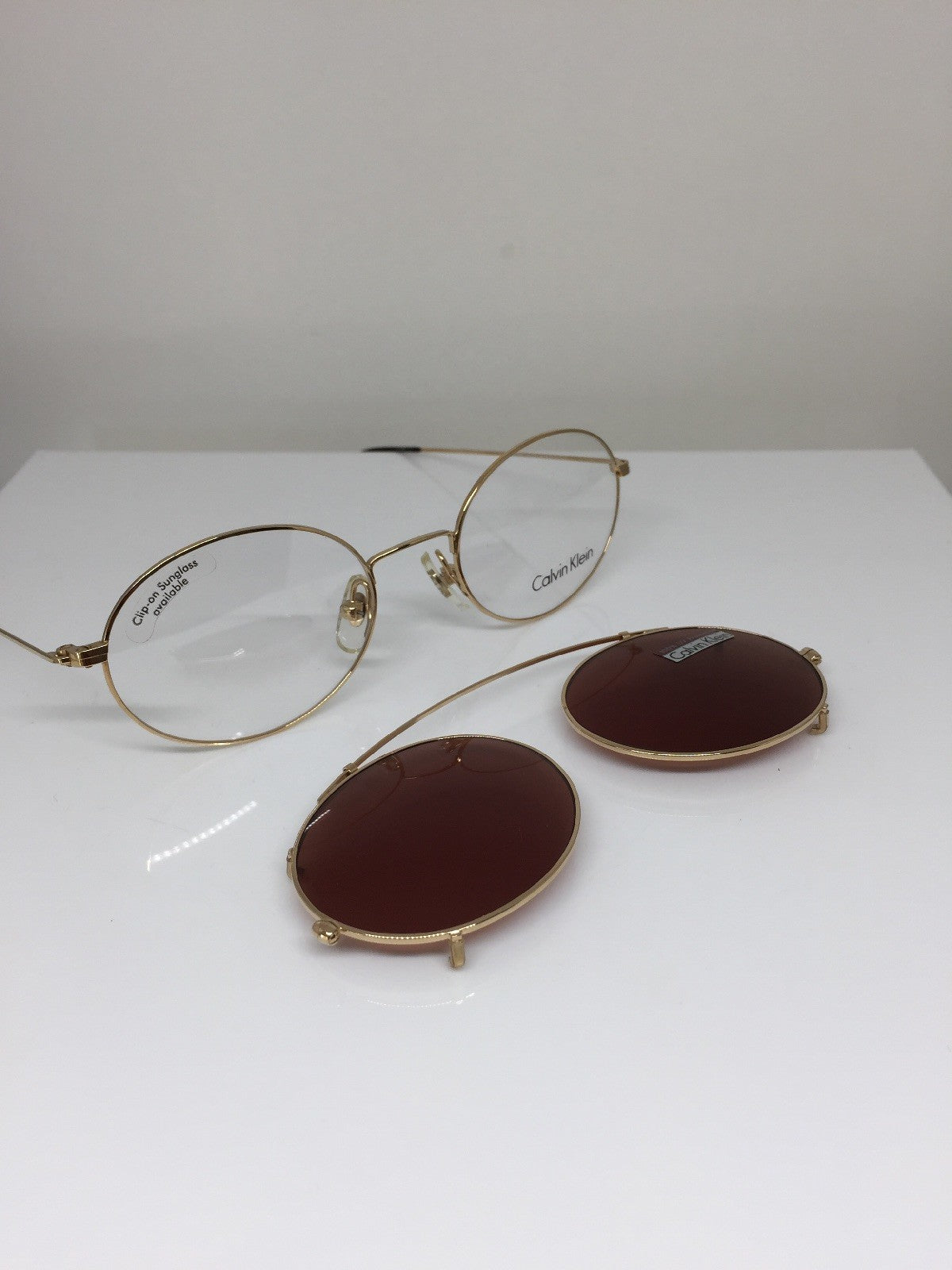 Vintage Calvin Klein CK 115 Gold Sunglasses - Super Vision Optical