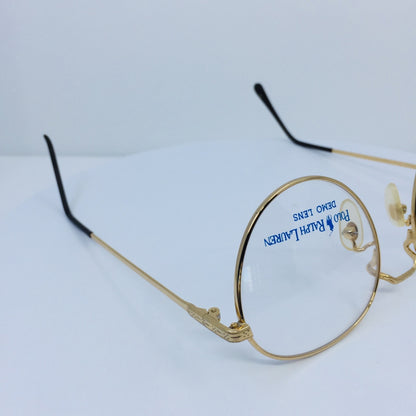 Vintage Polo Ralph Lauren Polo Ralph Lauren Polo Classic VI Gold Eyeglasses - Super Vision Optical