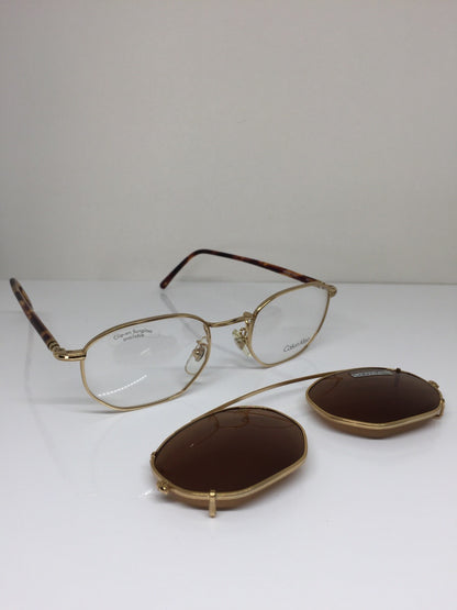 Vintage Calvin Klein CK 232 Gold Sunglasses - Super Vision Optical