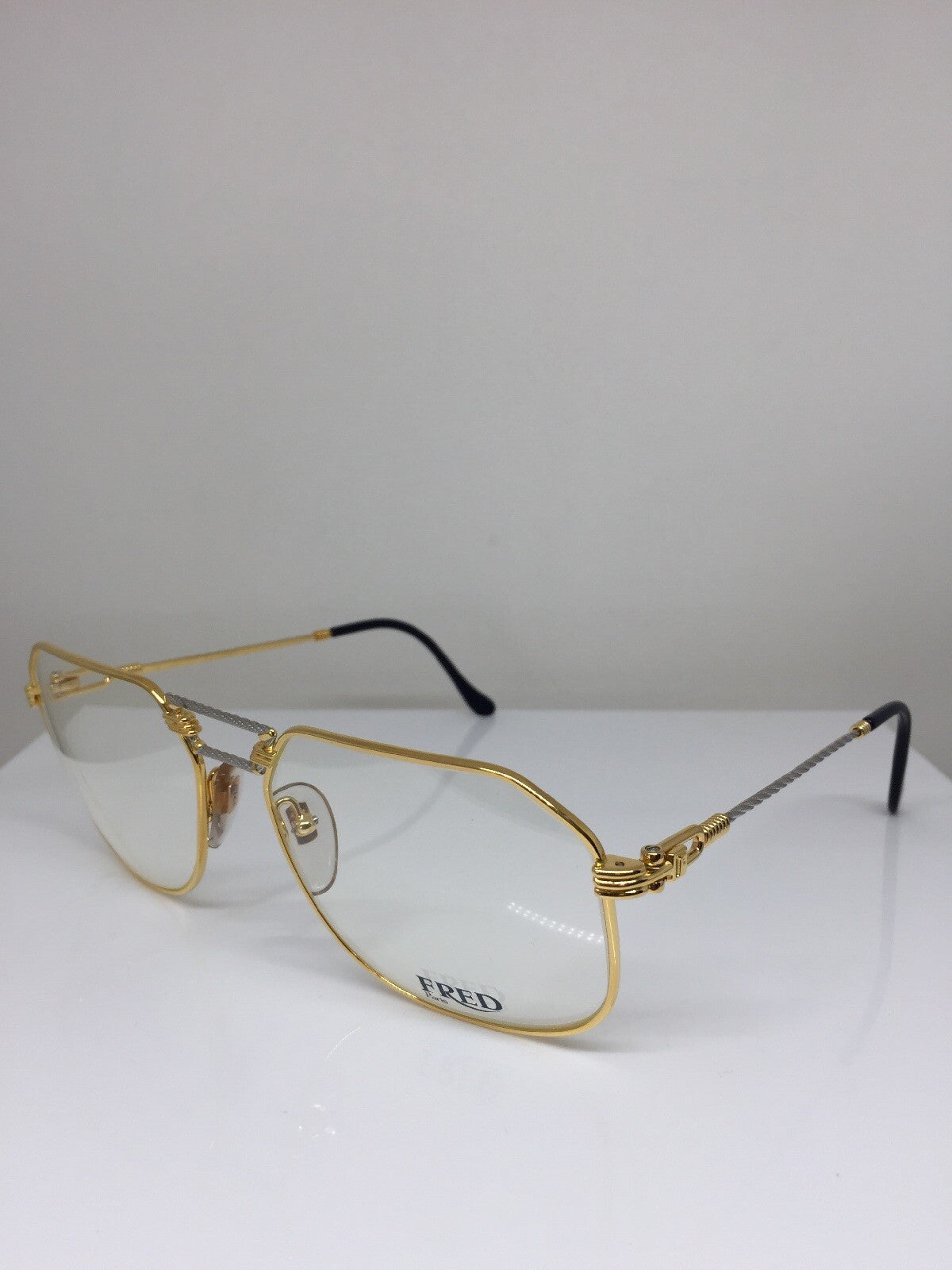 Vintage Fred Lunettes Cap Horn Gold Eyeglasses - Super Vision Optical