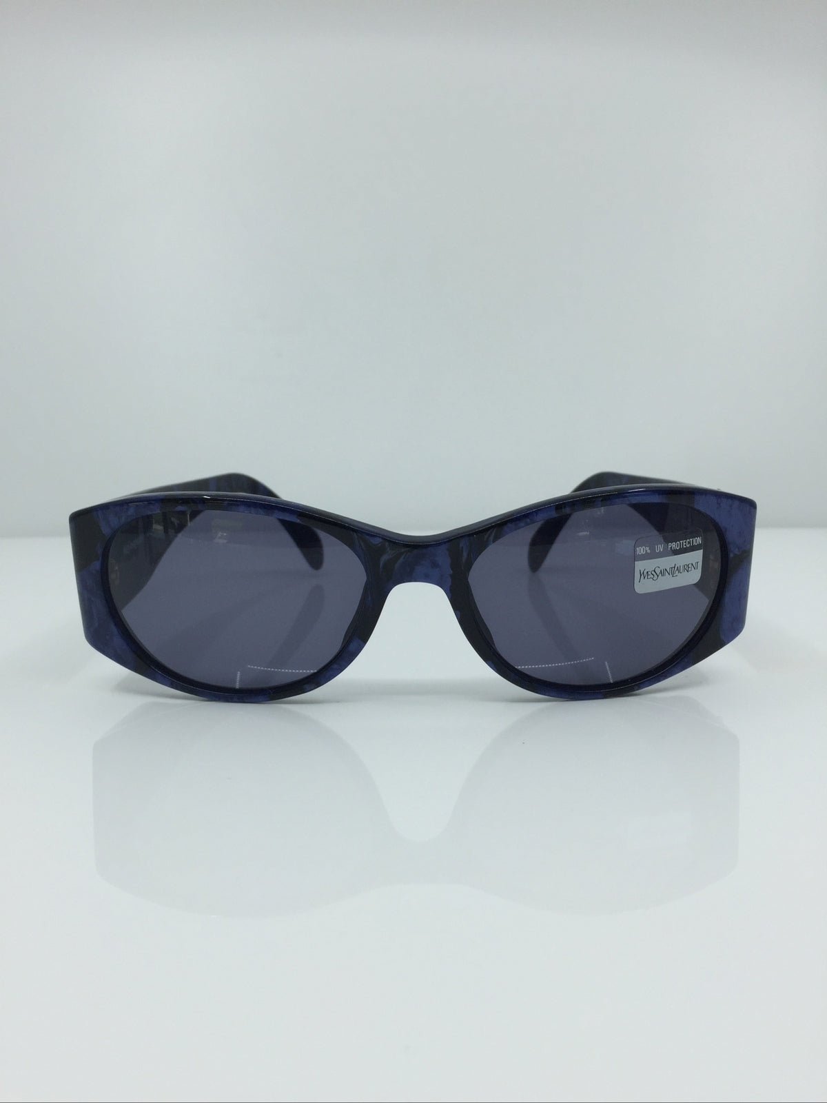 Vintage Saint Laurent YSL 6531 Blue Sunglasses - Super Vision Optical