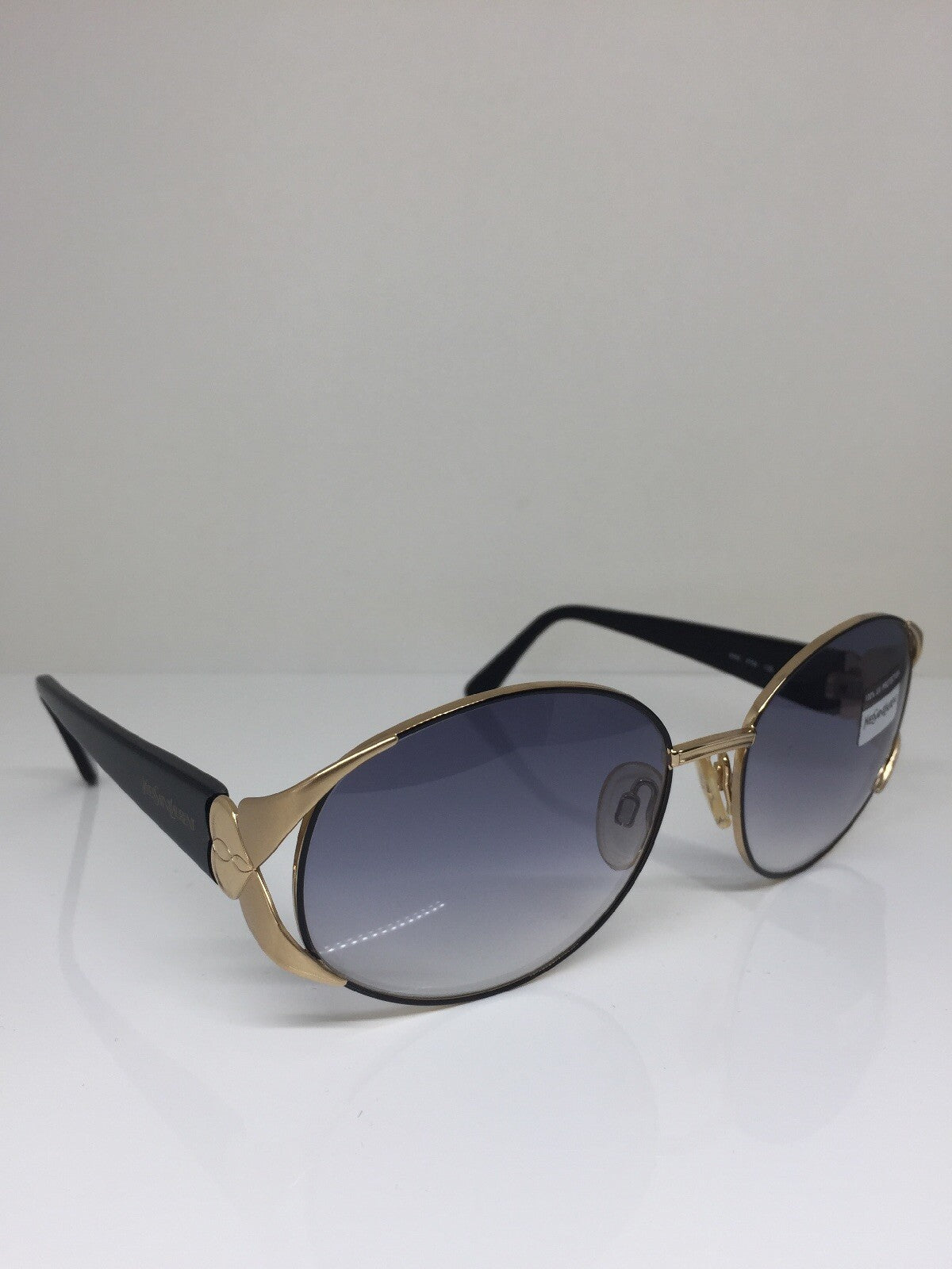 Vintage Saint Laurent YSL 6044 Gold Sunglasses - Super Vision Optical
