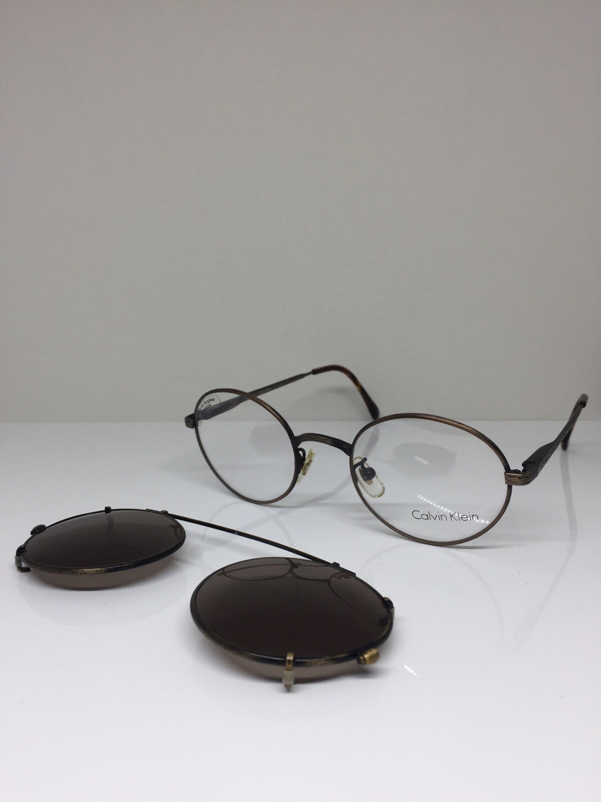 Vintage Calvin Klein CK 117 Brown Sunglasses - Super Vision Optical