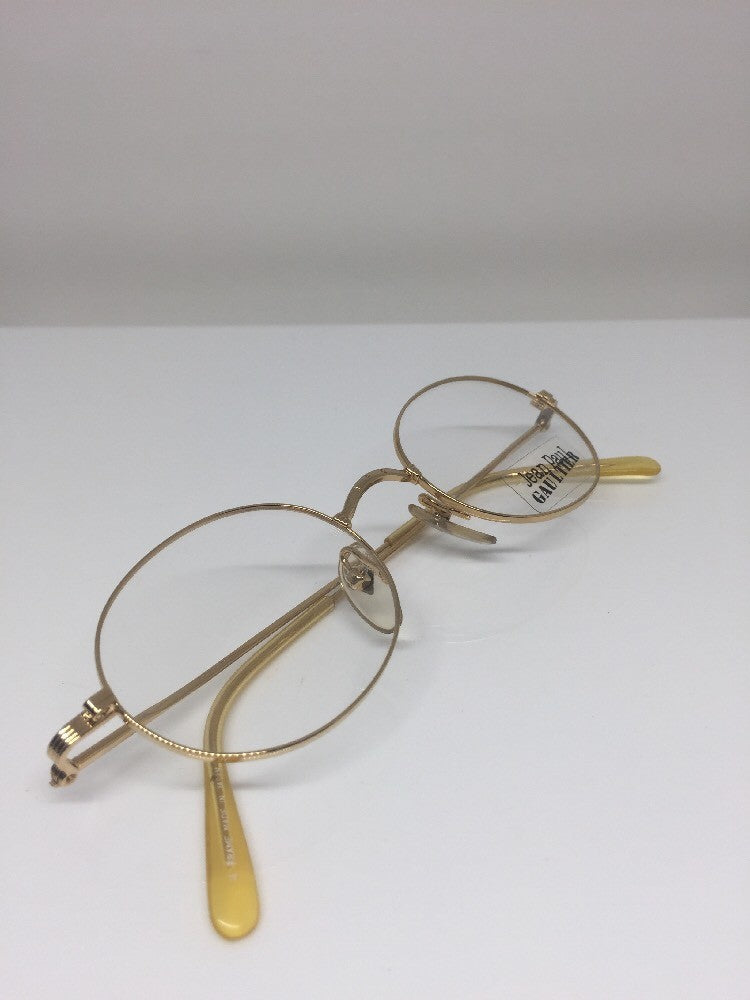 Vintage Jean Paul Gaultier JPG 55-1175 Gold Sunglasses - Super Vision Optical