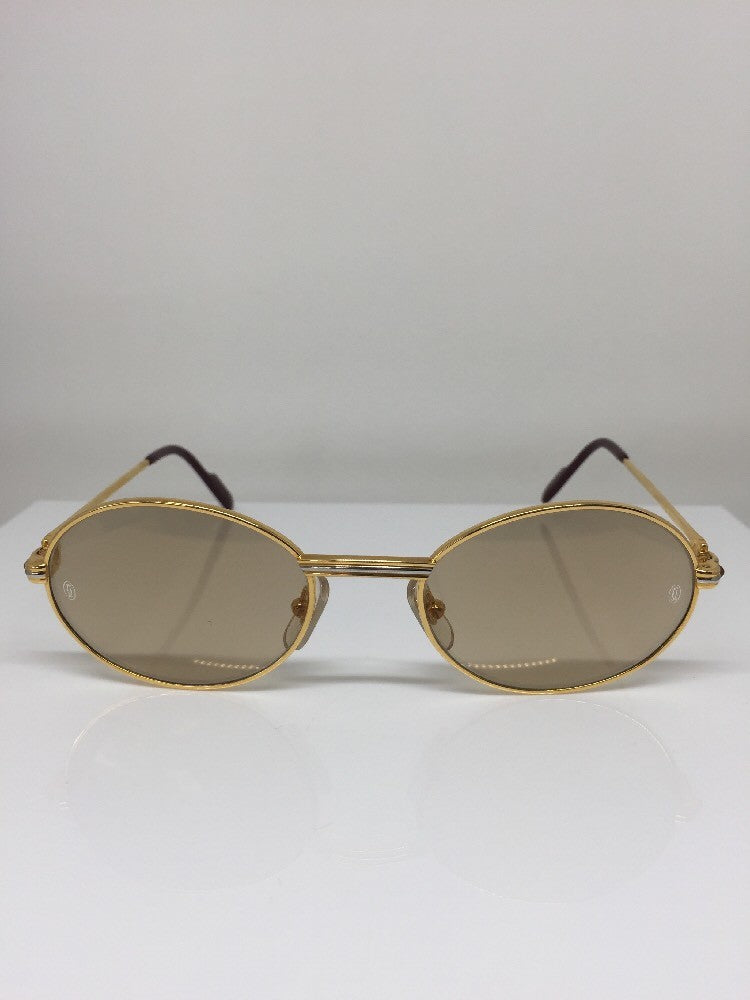 Vintage Cartier Saint Honore Limited Series Gold Sunglasses - Super Vision Optical