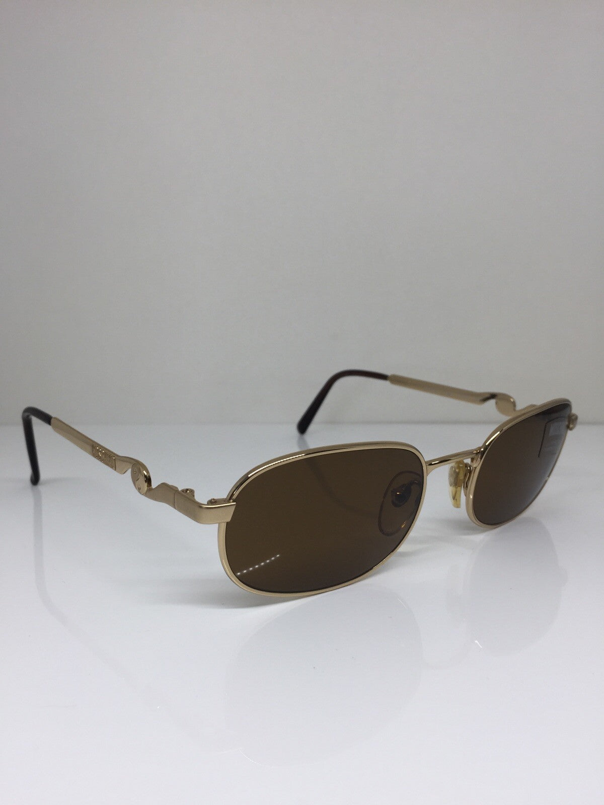 Vintage Moschino By Persol M. 3023-S Gold Sunglasses - Super Vision Optical