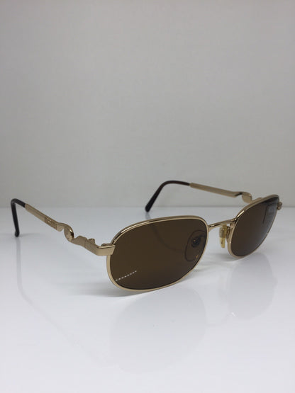 Vintage Moschino By Persol M. 3023-S Gold Sunglasses - Super Vision Optical