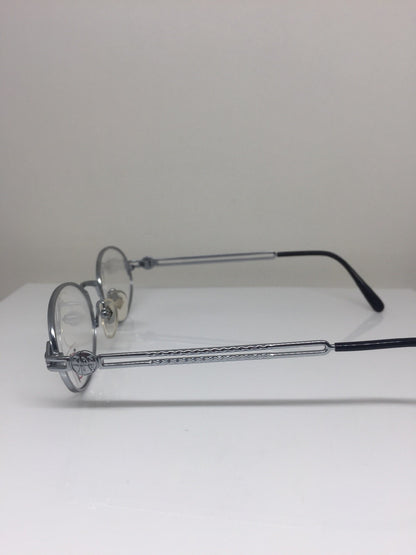 Vintage Jean Paul Gaultier JPG 57-6103 Silver Eyeglasses - Super Vision Optical